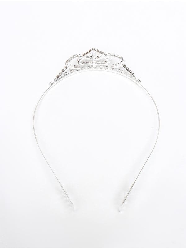 Диадема для волос «Фелиция», восхищение, 3 см, серебро — фото 3