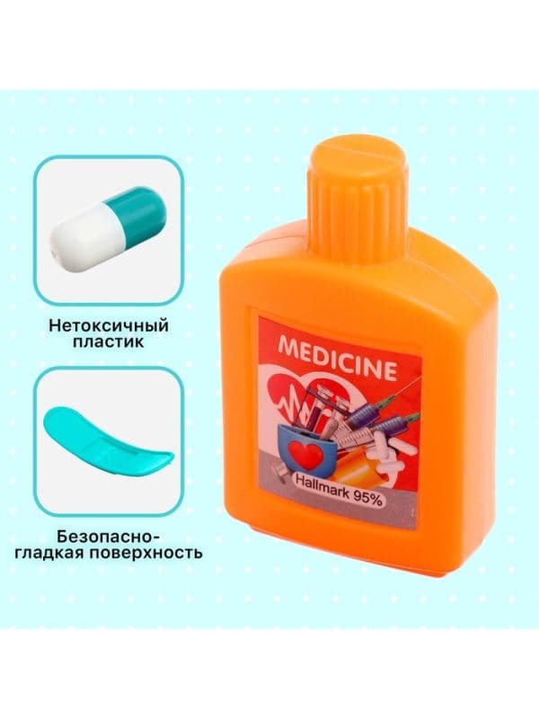 Игровой набор доктора детский «Поликлиника», 5 предметов — фото 3