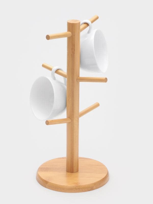 Держатель для кружек BellaTenero Bamboo, 14.5×32 см, бамбук — фото 1