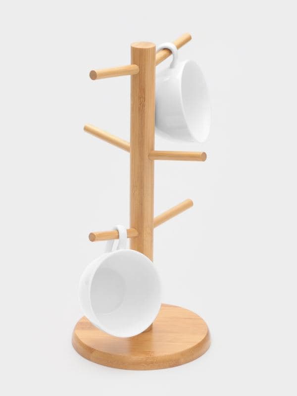 Держатель для кружек BellaTenero Bamboo, 14.5×32 см, бамбук — фото 3