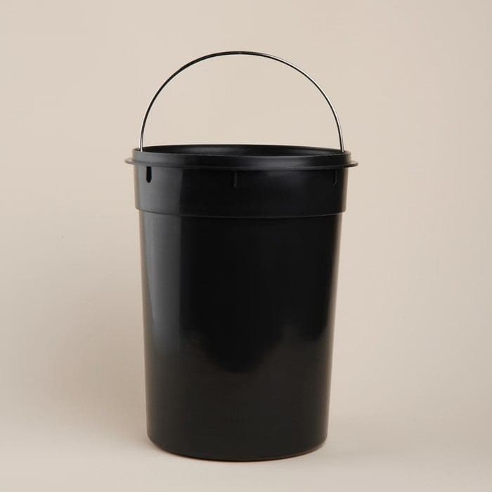 Ведро для мусора SL Home, 12 л, 27×32×43 см, бежевое — фото 3