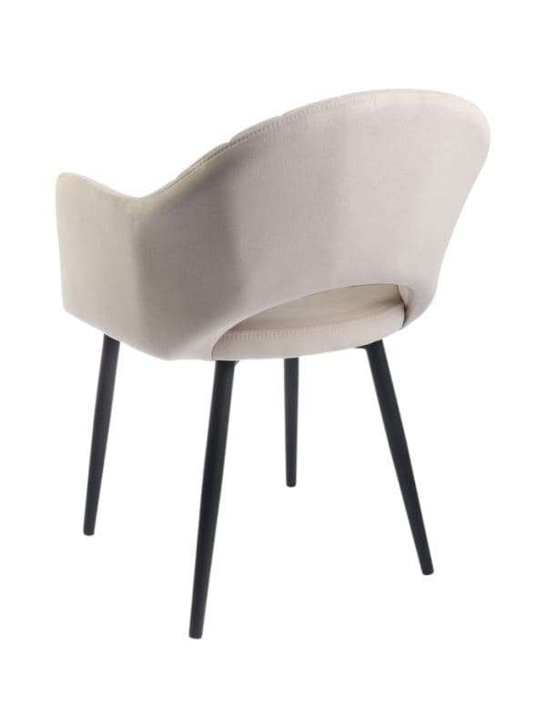 Стул мягкий для кухни «Лион», обивка велюр дрим, бежевый — фото 5