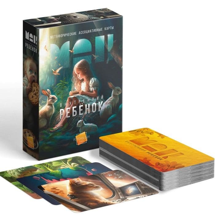 Метафорические ассоциативные карты «Внутренний ребёнок», 50 карт (7×12 см), 16+ — фото 2