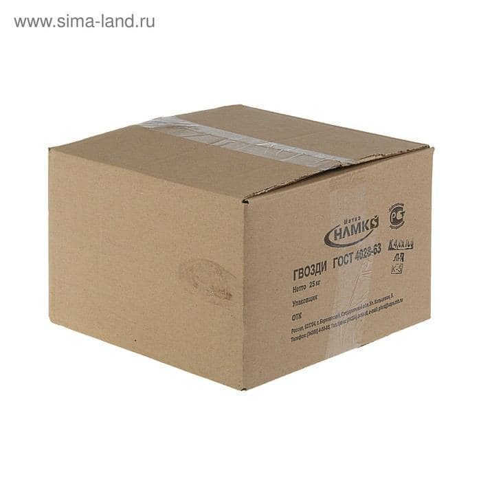 Гвозди ТУНДРА, строительные, ГОСТ 4028-63, без покрытия, 4×100 мм, 25 кг — фото 5