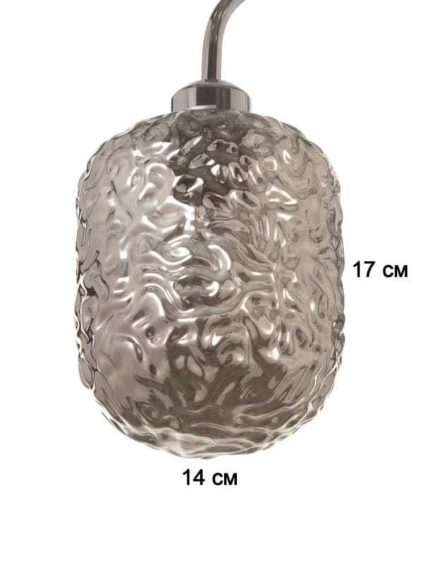 Бра BayerLux «Нью-Йорк», 1×15 Вт, Е27, хром, 24×14×30×100 см — фото 5