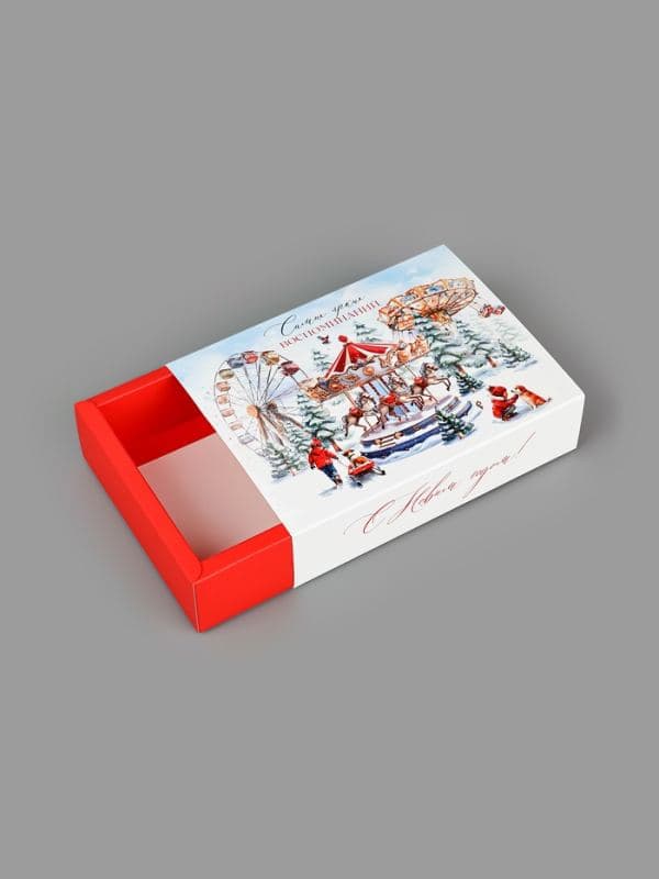 Коробка подарочная для сладостей «Новый год», 20×15×5 см — фото 5