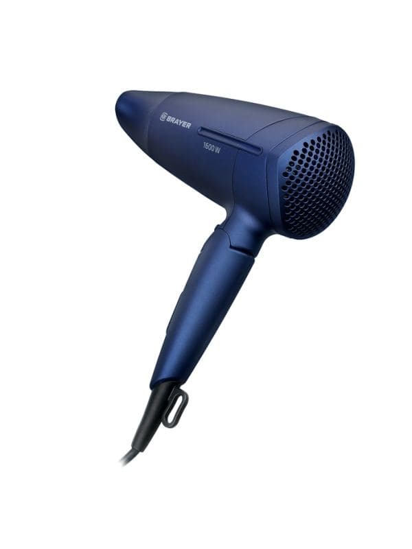 Фен складной BRAYER 3020BR-BL, 1600 Вт, 2 скорости, синий — фото 5