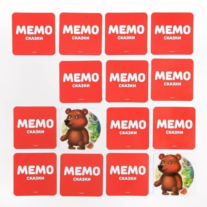 Настольная игра «Мемо. Сказки», 28 карт, 3+ — фото 5