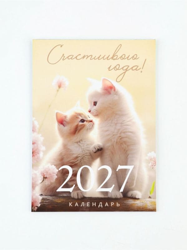 Календарь 2027, отрывной на магните, 9.5×13 см «Коты» — фото 2