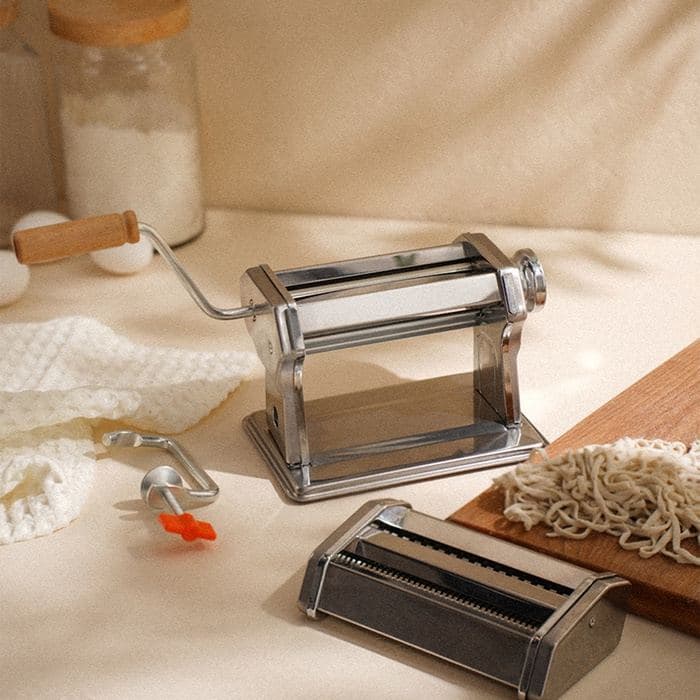 Лапшерезка ручная SL Home «Оливковая роща», 21×15×13.5 см, нержавеющая сталь, серебристая — фото 1
