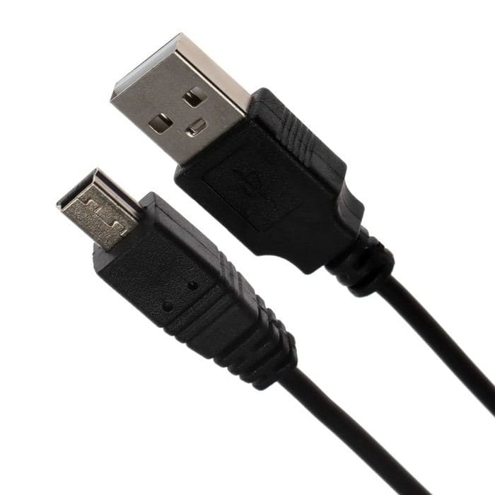 Кабель Luazon, miniUSB - USB, 1 А, 0.5 м, чёрный — фото 2