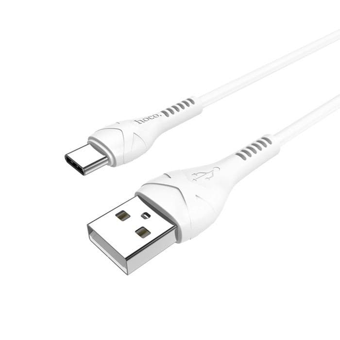 Кабель Hoco X37, Type-C - USB, 3 А, 1 м, PVC оплетка, белый — фото 2