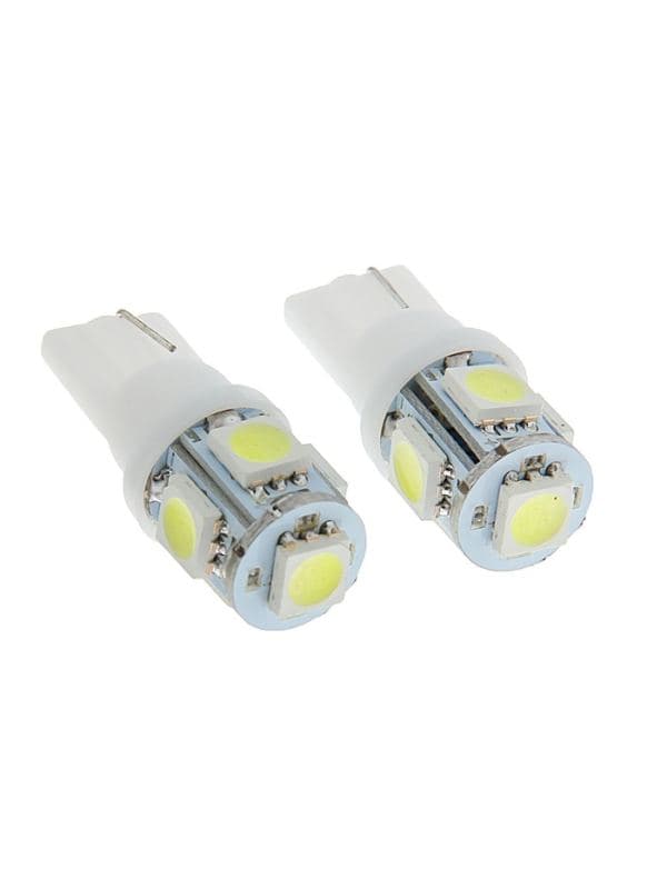 Лампа автомобильная светодиодная Cartage, T10 W5W, 12 В, 5 SMD-5050, набор 2 шт. — фото 2