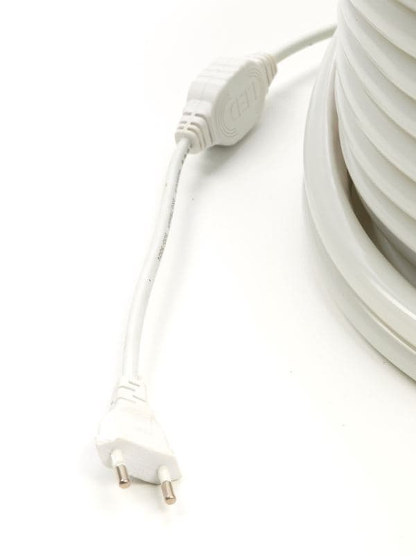 Гибкий неон Luazon Lighting 16 мм круглый, IP65, 50 м, SMD2835, 120 LED/м, 220 В, свечение тёплое белое — фото 5
