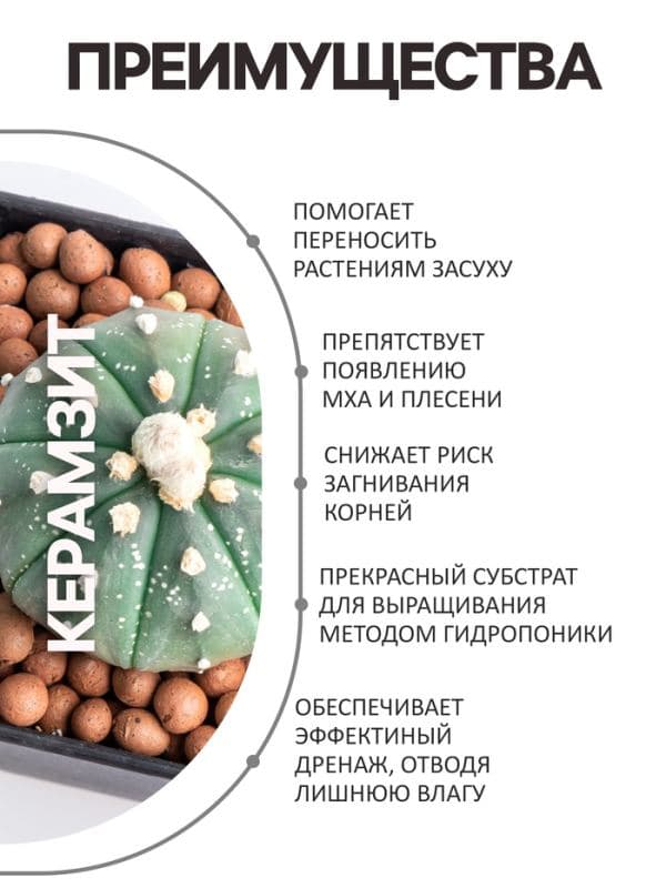 Дренаж Керамзит «Рецепты Дедушки Никиты» фр 5-10, 1 л — фото 2