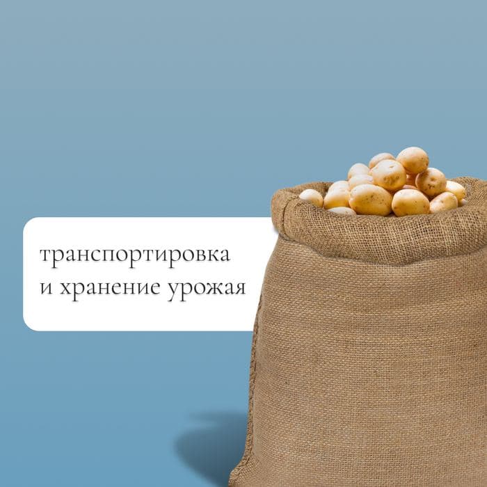 Мешок джутовый, 40×60 см, плотность 45×45 нитей, без завязок, Greengo — фото 2