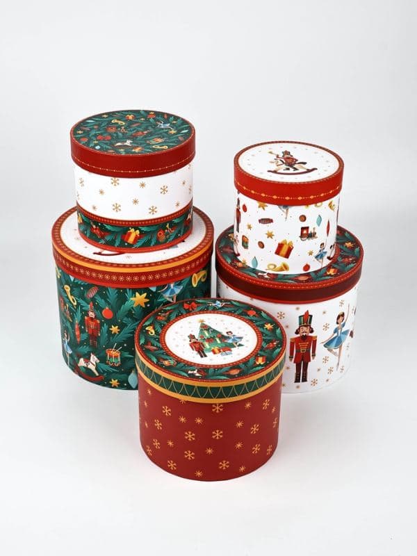Коробка подарочная, набор 5 в 1 «Новогодний», 13×14– 19.5×22 см — фото 3