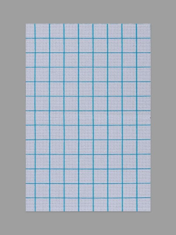 Канва для вышивания, в клетку, №11, 30×20 см, белая — фото 2