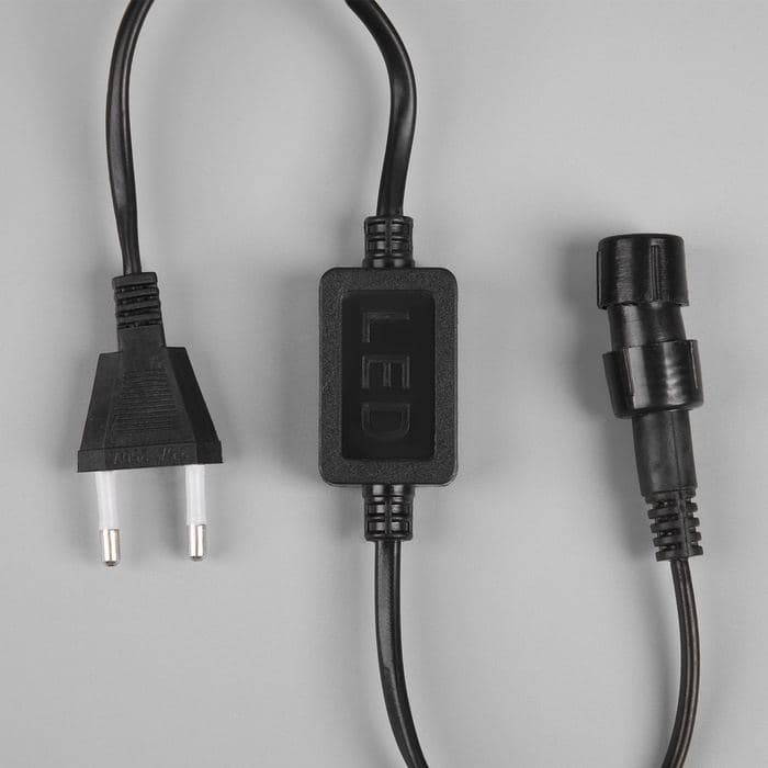 Шнур питания Luazon Lighting для светового шнура 13 мм, 2-pin, 220 В — фото 4