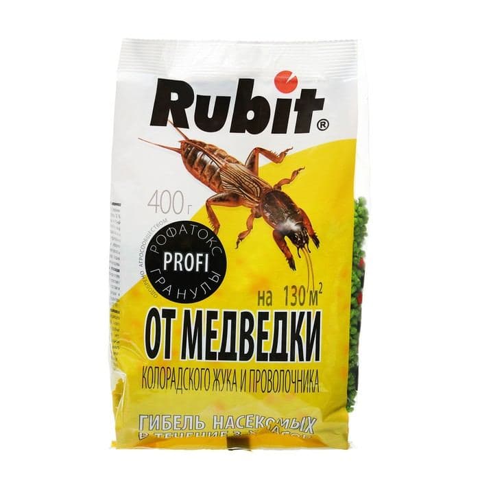 Гранулы от медведки и проволочника Rubit «Рофатокс», 400 г — фото 3