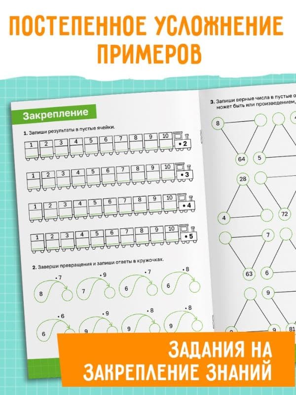 Тренажёр «Таблица умножения и деления», 52 страницы — фото 5