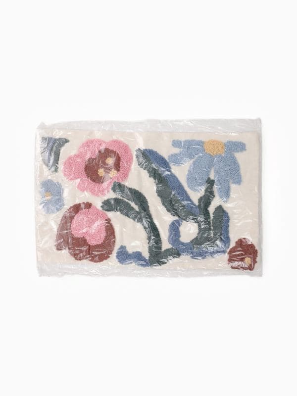 Наволочка декоративная с тафтингом «Этель» Flowers, размер 30×50 см — фото 5