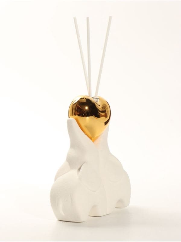 Аромадиффузор с палочками «Два слоника с сердцем» 12×3.8×13 см — фото 2