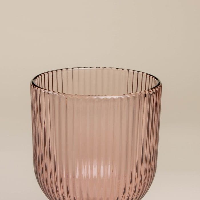 Бокалы для вина SL Home «Модерн», 250 мл, 8×14.5 см, набор 2 шт., стекло, розовые — фото 4