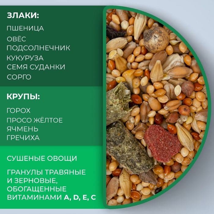 Корм «Верные друзья» для мелких грызунов, 500 г — фото 4