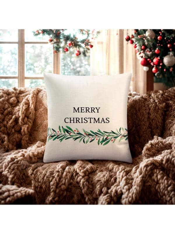 Наволочка декоративная новогодняя «Этель. Merry Christmas», 40×40 (±4) см, 100% хлопок — фото 2