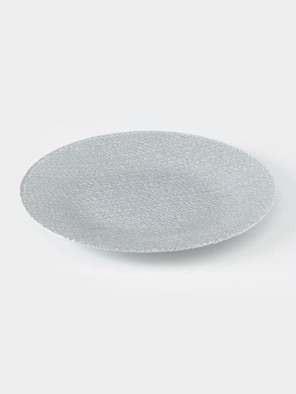 Тарелка подстановочная Magistro Cotton, d=33 см, стекло, серебристая — фото 4