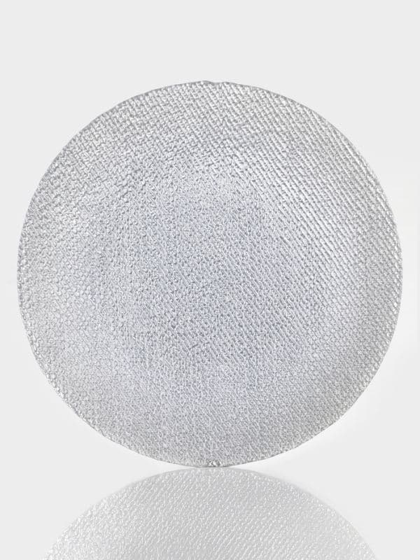 Тарелка подстановочная Magistro Cotton, d=33 см, стекло, серебристая — фото 1