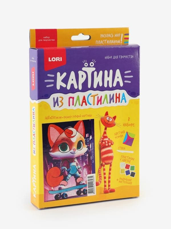 Картина из пластилина «Лисичка» — фото 2