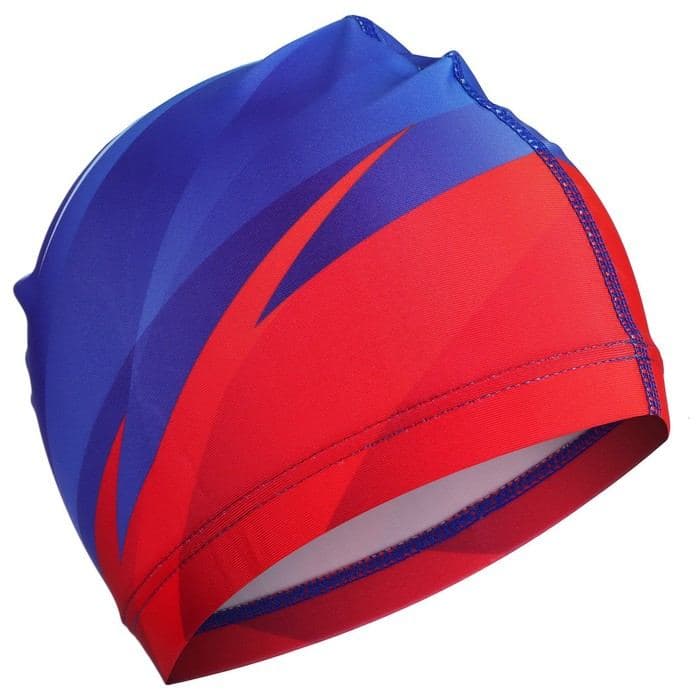 Шапочка для плавания взрослая ONLYTOP Swim, тканевая, обхват 54-60 см — фото 3