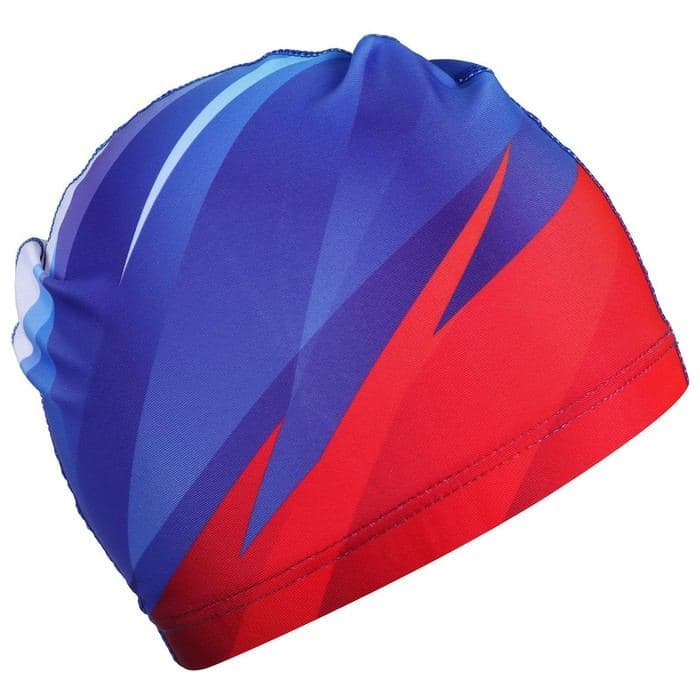 Шапочка для плавания взрослая ONLYTOP Swim, тканевая, обхват 54-60 см — фото 4