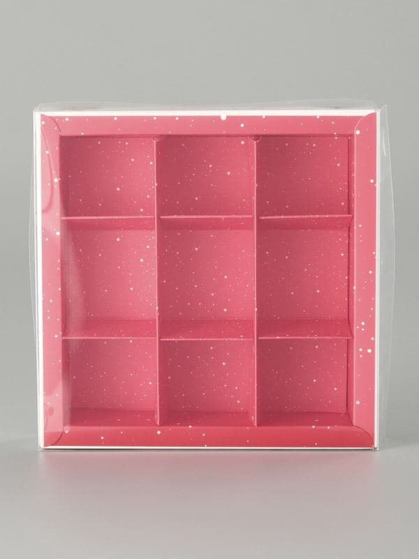 Коробка под 9 конфет с ячейками «С Новым годом», 14.5×14.5×3 см — фото 3