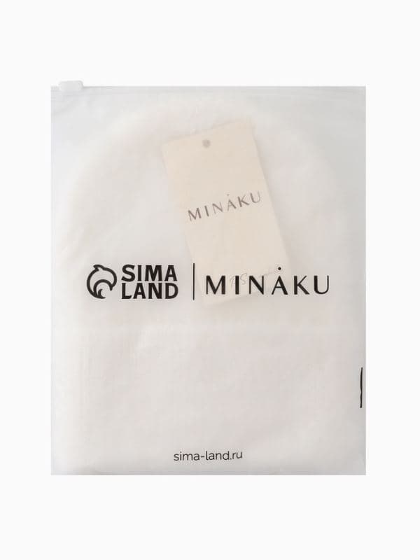 Шапка для девочки зимняя MINAKU, молочная (3-5 лет) — фото 5