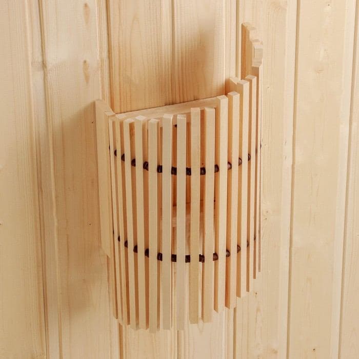 Абажур для бани и сауны «Наклонный», липа, 42×22.5×15 см, настенный, «Добропаровъ» — фото 5