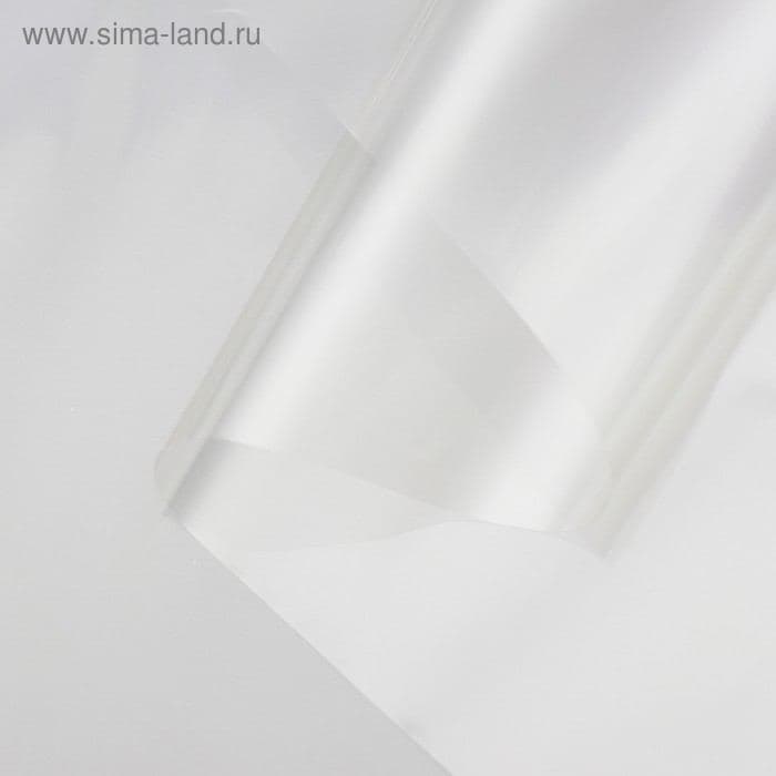 Пленка для цветов прозрачная 0.5×55 м, 1000 г, 40 мкм — фото 2
