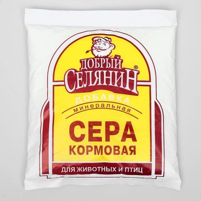 Сера кормовая «Добрый селянин» для животных и птиц, 1 кг — фото 2