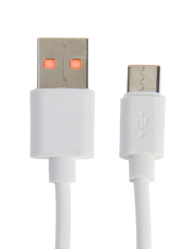 Кабель Luazon, Type-C - USB, 2 А, 1 м, белый — фото 2