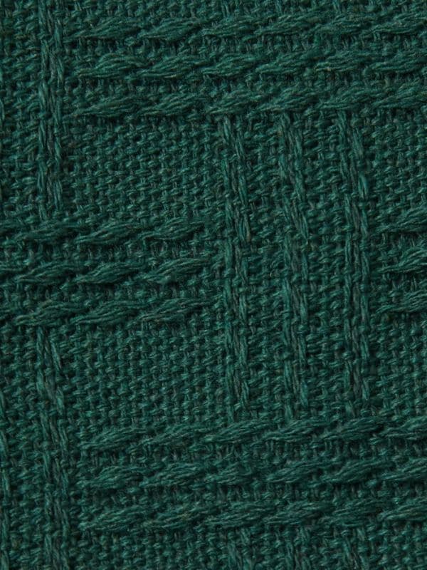 Плед с бахромой «Этель» Emerald, 130×180 см, жаккард — фото 5