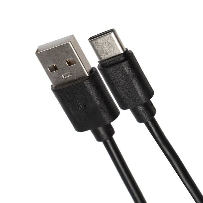 Кабель Luazon, Type-C - USB, 2 А, 1 м, чёрный — фото 2
