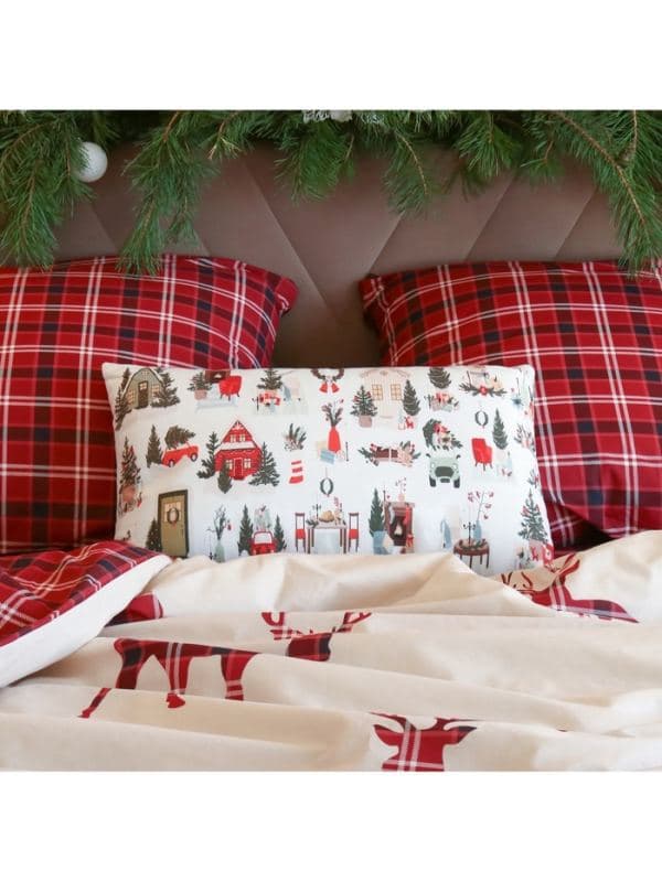 Подушка декоративная новогодняя «Этель. Christmas moments», 60×40 см — фото 2