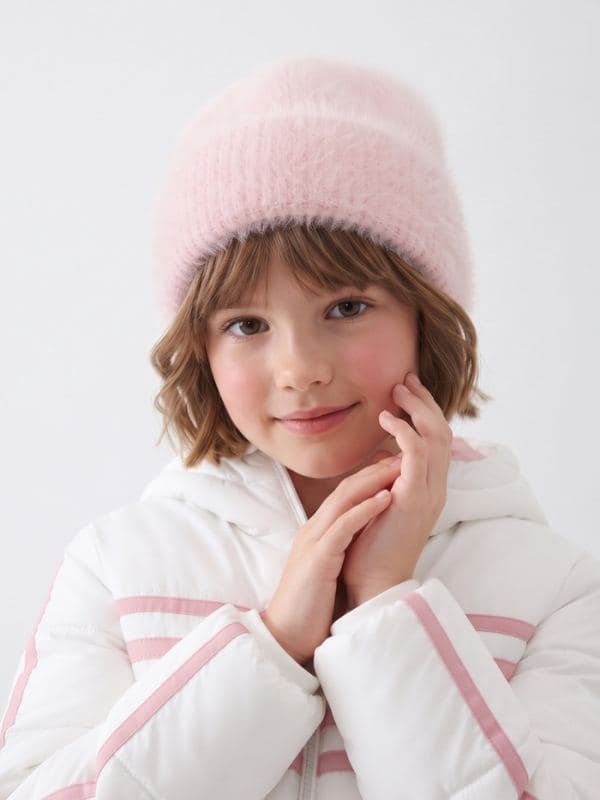 Шапка для девочки зимняя MINAKU, розовая (3-5 лет) — фото 1