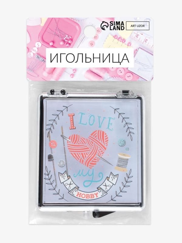 Игольница магнитная, 7×8 см, чёрная — фото 5