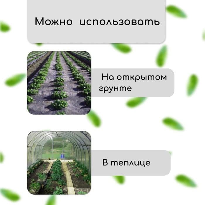 Материал мульчирующий, с перфорацией, 10×1.6 м, плотность 80 г/м², спанбонд с УФ-стабилизатором, чёрный, Greengo, Эконом 30% — фото 3
