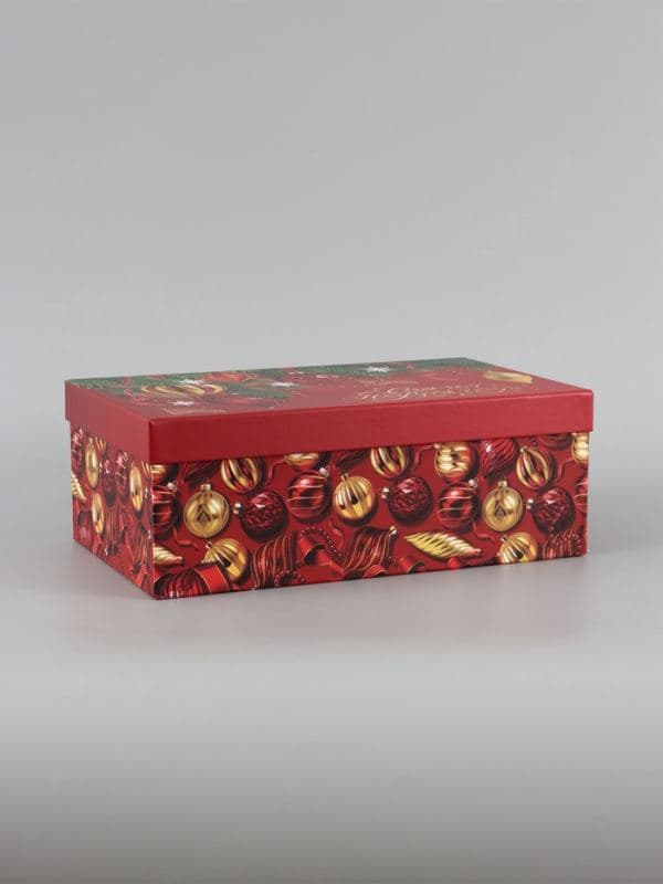Коробка подарочная «Елочные игрушки», 32.5×20×12.5 см — фото 3