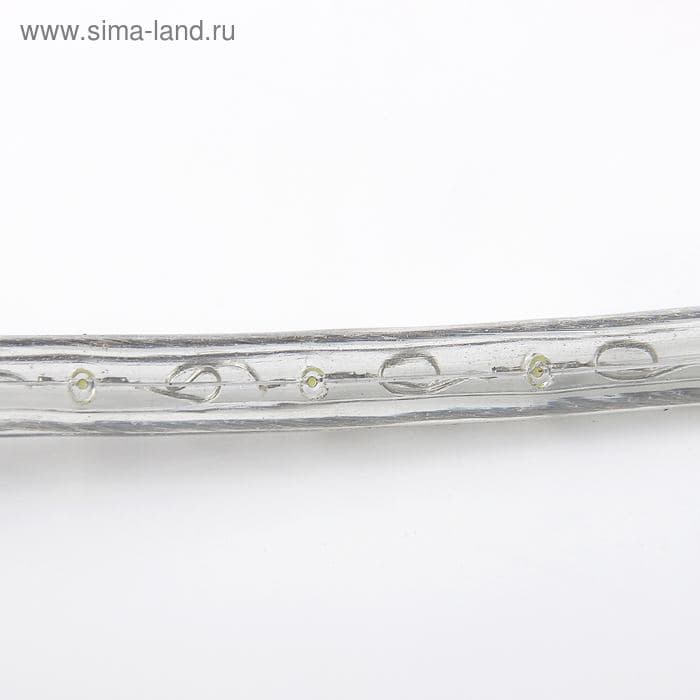 Световой шнур Luazon Lighting 13 мм, IP65, 100 м, 36 LED/м, 220 В, 2W, мерцание, свечение белое — фото 4
