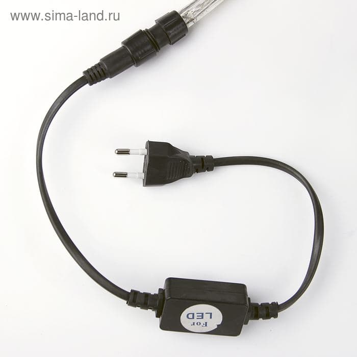 Световой шнур Luazon Lighting 13 мм, IP65, 100 м, 36 LED/м, 220 В, 2W, мерцание, свечение белое — фото 5
